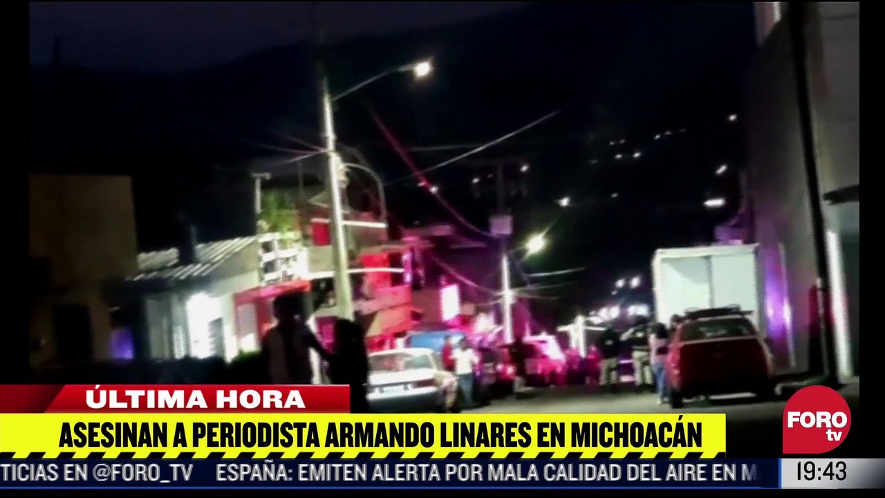 Le journaliste Armando Linares, directeur du site d'informations Monitor Michoacan, a été assassiné au Mexique, ce qui porte à huit le nombre de journalistes tués dans ce pays en 2022