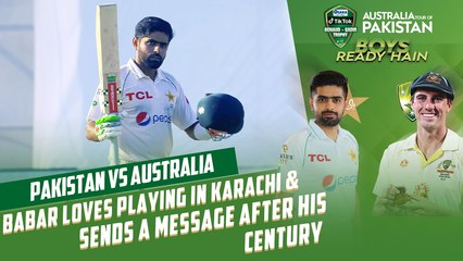 Babar loves playing in Karachi, & sends a message after his century | PCB | MM2T