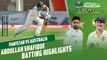 Abdullah Shafique Batting Highlights | Pakistan vs Australia | 2nd Test Day 5 | PCB | MM2T