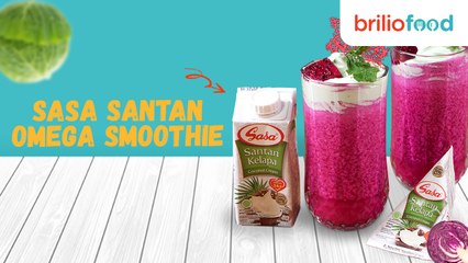 Resep Sasa santan omega smoothie, minuman ekonomis cocok buat diet