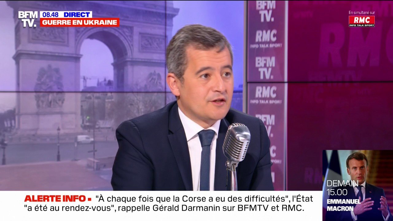 Au moins 17 000 réfugiés ukrainiens ont été accueillis en France, annonce Gérald Darmanin