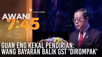 Guan Eng kekal pendirian: Wang bayaran balik GST 'dirompak'