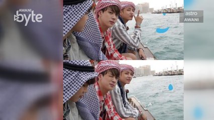 #AWANIByte: Bangunan dan menara di Riyadh bertukar ungu sambut BTS