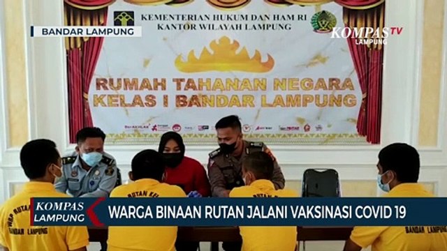 Warga Binaan Rutan Jalani Vaksinasi Covid-19