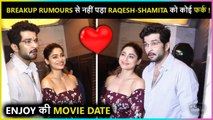 All Is Well Between Lovebirds Raqesh-Shamita, Spotted Together For A Movie Date