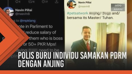 Polis buru individu samakan PDRM dengan anjing