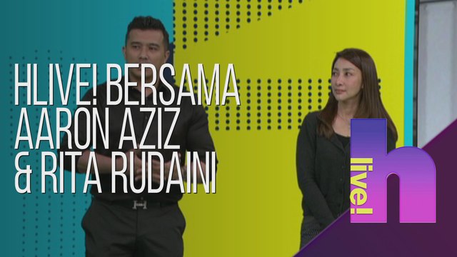 hLive! bersama finalis All Stars Buka Panggung, Datuk Aaron Aziz & Rita Rudaini