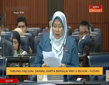 Tabung Haji jual saham, harta bernilai RM1.2 bilion - Fuziah