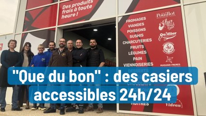 "Que du bon" : des casiers accessibles 24h/24