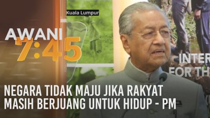 Negara tidak maju jika rakyat masih berjuang untuk hidup - PM