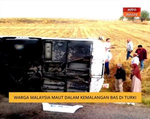 Warga Malaysia maut dalam kemalangan bas di Turki