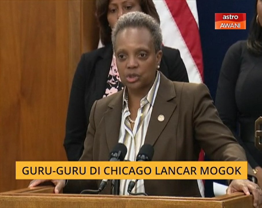 Guru-guru di Chicago lancar mogok
