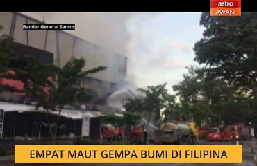 Empat maut gempa bumi di Filipina