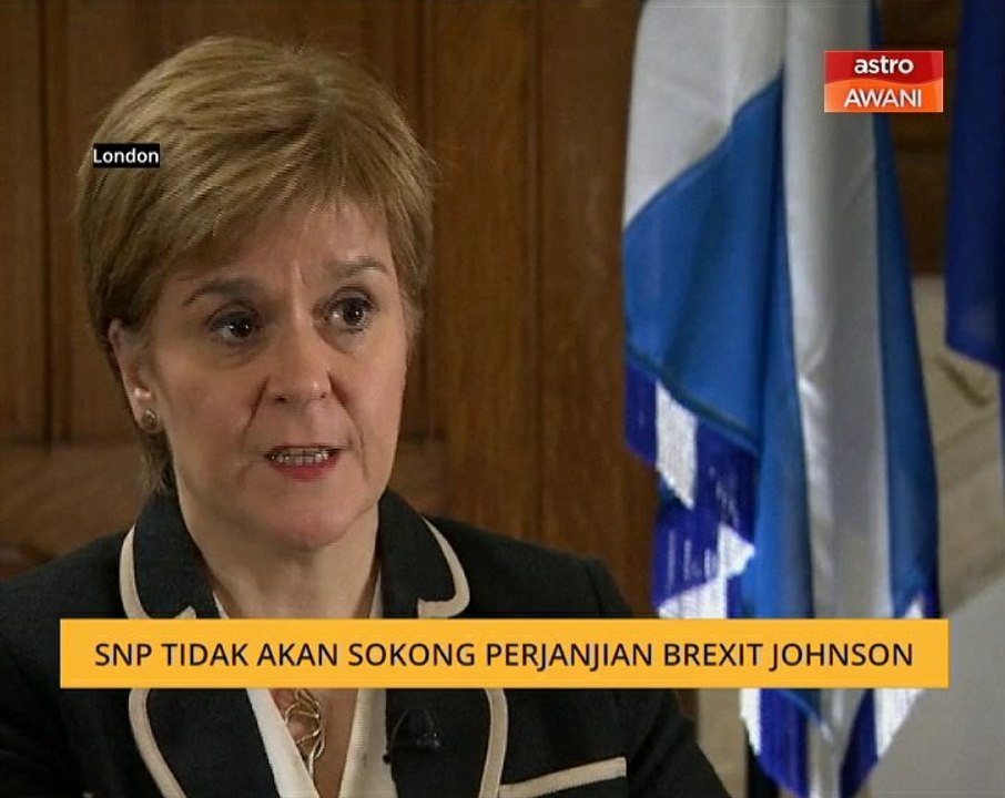 SNP tidak akan sokong perjanjian Brexit Johnson