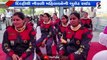 BSF women  bullet ride from Delhi reached Himmatnagar