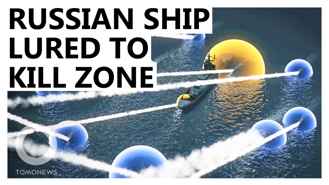Ukraine Says it Sank Russian Warship After Luring it to Kill Zone