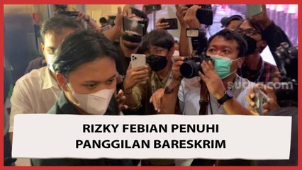 Rizky Febian Penuhi Panggilan Bareskrim Polri