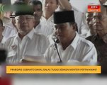 Prabowo Subianto bakal galas tugas sebagai Menteri Pertahanan?