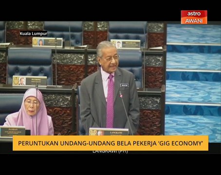 Peruntukan undang-undang bela pekerja 'Gig Economy'