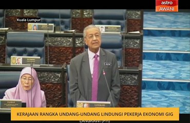 Kerajaan rangka undang-undang lindungi pekerja ekonomi gig