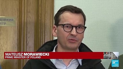 Polish, Czech, Slovenian PMs meet Zelensky in Kyiv