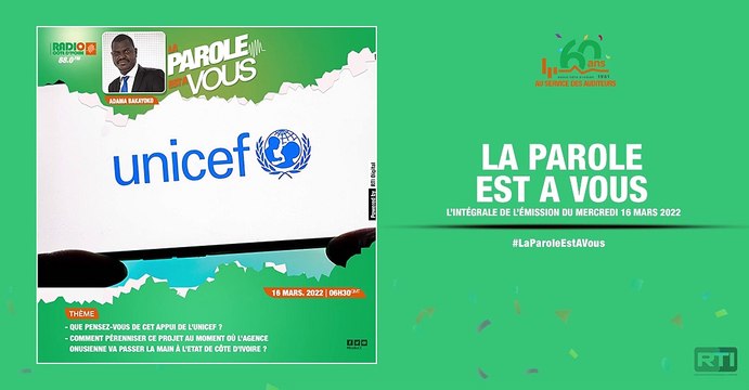 La parole est à vous du 16 mars 2022 par Adama Bakayoko [ Radio Côte d'Ivoire ]