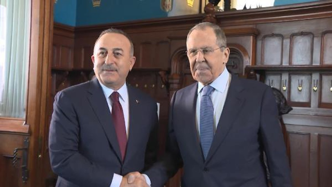 Bakan Çavuşoğlu, Rus mevkidaşı Lavrov ile görüştü