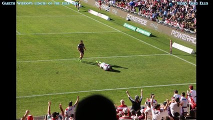 ILLAWARRA MERCURY Gareth Widdop length of the field try. Pictures: Greg Ellis