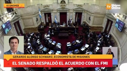 El Senado respaldó el acuerdo con el FMI