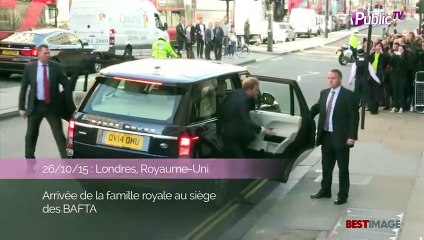 Exclu Vidéo : William, Harry et Kate : visite des membres de la famille royale aux BAFTA