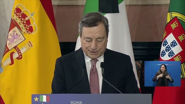 Draghi: Energia prima sfida dell'Ue. Gestione comune mercato conviene a tutti