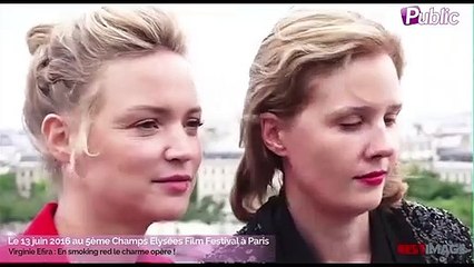 Virginie Efira : En smoking red le charme opère !