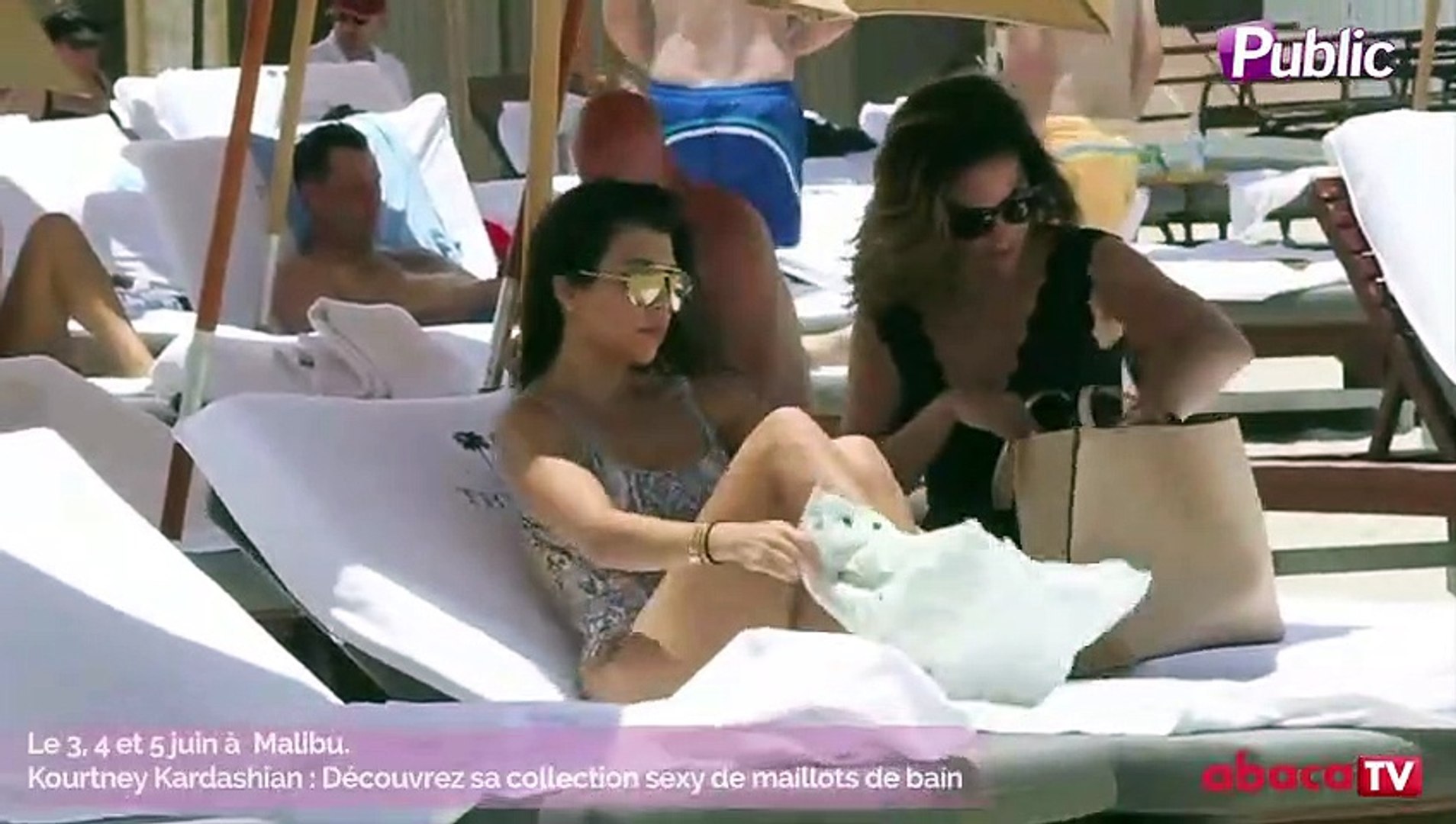 Kourtney Kardashian : Découvrez sa collection sexy de maillots de bain ! -  Vidéo Dailymotion