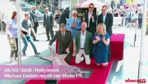 Michael Keaton décroche son étoile à Hollywood !