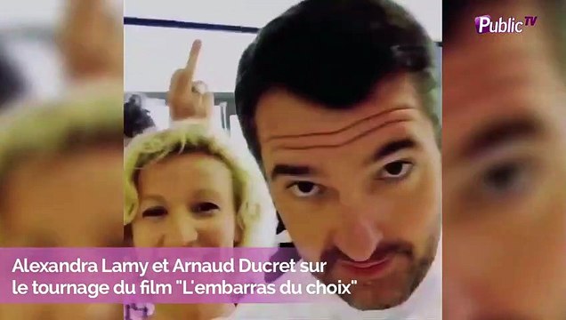 Arnaud Ducret et Alexandra Lamy : Fous-rires et bonne humeur sur le tournage de leur nouveau film !