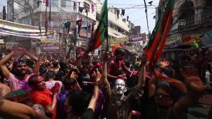 Hindistan'da Holi Festivali kutlamaları