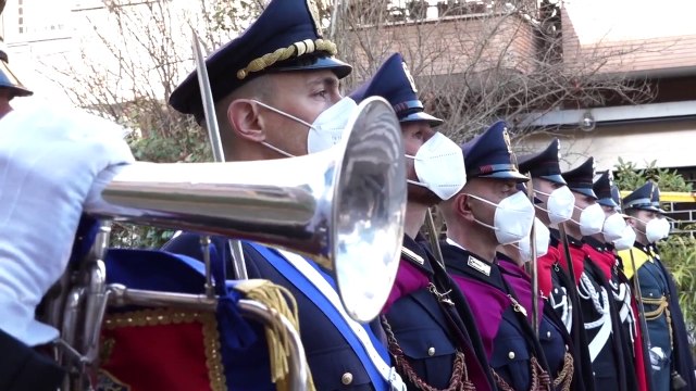 Forze dell'Ordine commemorano le vittime della strage di via Fani