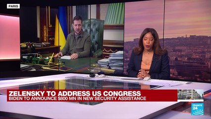 Zelensky to address US Congress: Biden to announce new security aid to Ukraine