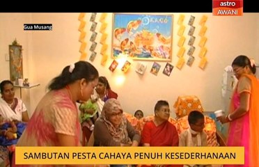 Sambutan Pesta Cahaya penuh kesederhanaan