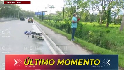 ¡Triste! Ciclista muere atropellado al intentar cambiar de vía en bulevar sampedrano