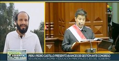 Pedro Castillo ofrece avance gubernamental ante Congreso de Perú