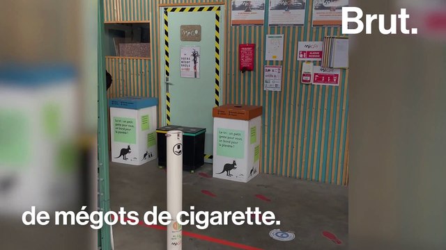 Ils transforment des mégots de cigarette en cendriers
