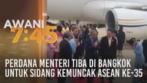 Perdana Menteri tiba di Bangkok untuk Sidang Kemuncak ASEAN ke-35