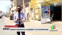 VES: delincuentes armados roban camioneta de carwash para luego extorsionar a su propietario