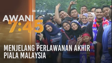 Menjelang perlawanan akhir Piala Malaysia