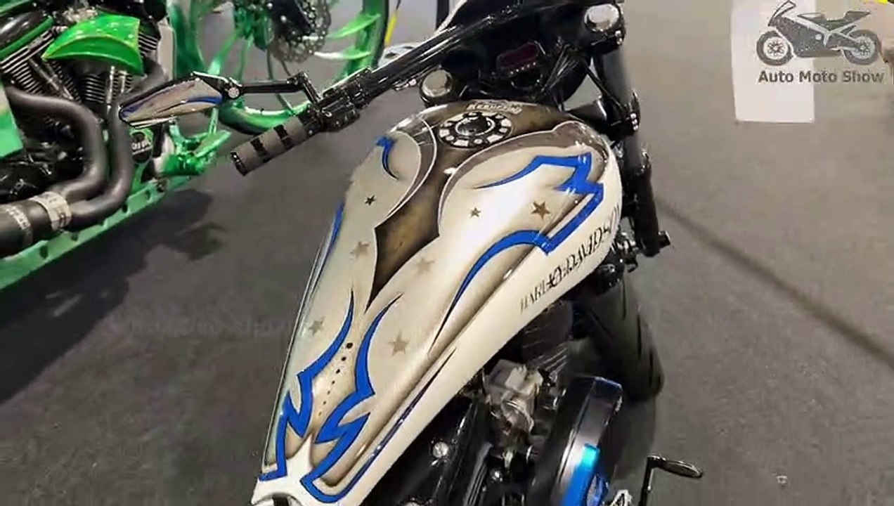Best Looking Harley Davidson V-Rod Motorcycles At Motor Bike Expo 2022