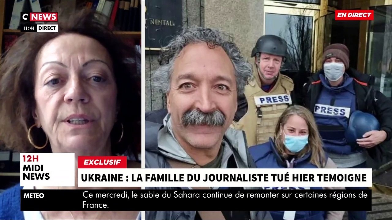 Guerre en Ukraine - La tante de Pierre Zakrzewski, journaliste franco-irlandais de Fox News tué près de Kiev, lui rend hommage dans "Morandini Live": "C’était un grand professionnel qui a voulu témoigner jusqu’au bout" - VIDEO