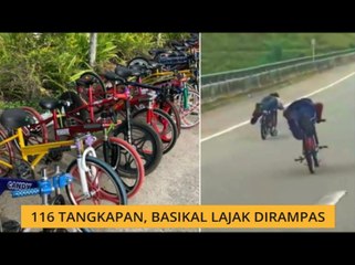 116 tangkapan, basikal lajak dirampas
