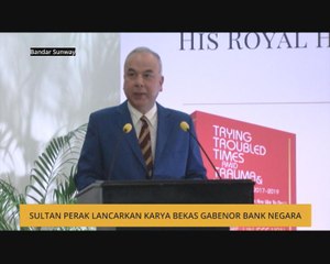 Sultan Perak lancarkan karya bekas Gabenor Bank Negara