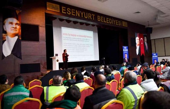 Esenyurt Belediyesi'nden personeline İş Sağlığı ve Güvenliği Eğitimi